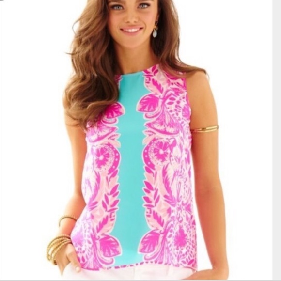 Lilly Pulitzer Iona Top - Picture 1 of 6